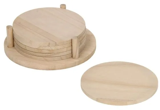 Playwood Díszítsd saját fa poháralátéteidet 6 db.