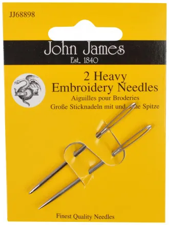 John James Erős hímzőtű - 2 db