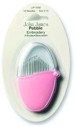 John James Pebbles Vegyes Hímzőtűk 5/10-es méret, 16 db