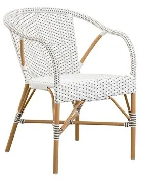 Sika-Design Madeleine Kültéri Kávészék Fehér/Mandula