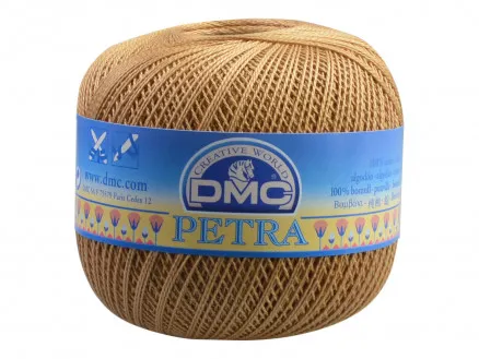 DMC Petra No. 8 Horgolófonal Egyszínű 53045 Bézs