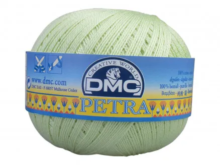 DMC Petra No. 8 Horgolófonal Egyszínű 5772 Pisztácia