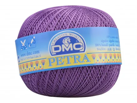 DMC Petra No. 8 Horgolófonal Egyszínű 53837 Lila
