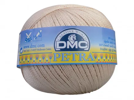 DMC Petra No. 8 Horgolófonal Egyszínű 5712 Világos Búza
