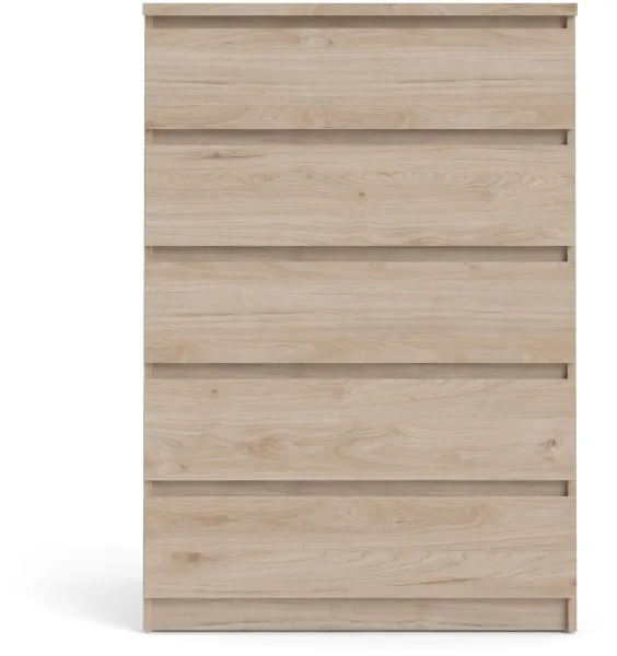 TVILUM Naia Kommode 5 fiók - ParcelJackson Hickory