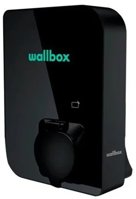 Wallbox Copper SB töltődoboz Wi-Fi-vel, 11 kW, 1-es és 2-es típus, fekete