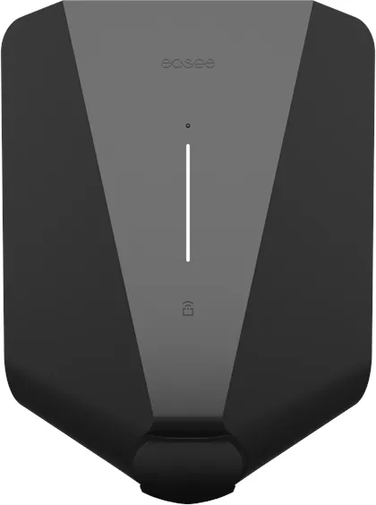 Easee LITE töltődoboz 11 kW kWh mérővel, 2-es típus, WiFi és 4G, Fekete