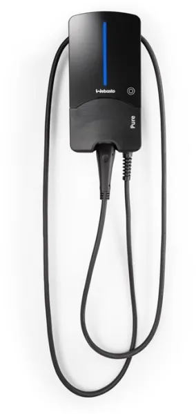 Webasto Pure Töltődoboz 11 kW Type 2 Black Edition 7 m-es kábellel - Beépített B típusú hibaáram-relé
