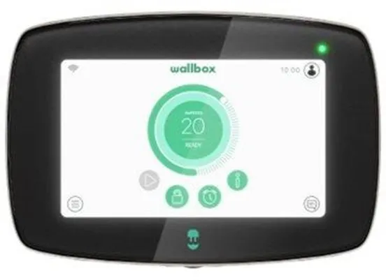 Wallbox Commander 2 töltődoboz Wi-Fi-vel, 22 kW, 5 méter, 2-es típus, fekete