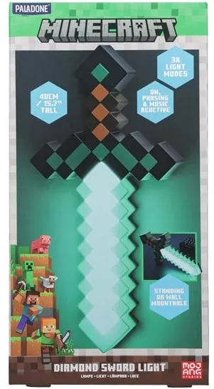 Paladone - Minecraft Diamond Sword Light - Lámpák