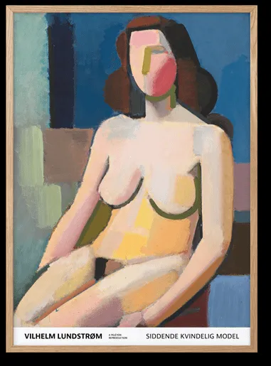 Peléton Ülő Női Modell, 1942 Poszter 70x100