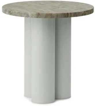 Normann Copenhagen Dit Oldal asztal Világoszöld/Travertine Silver