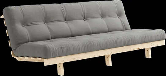Kanapé-ágy Karup Design Lean Alpha szövettel 130x200 Szürke/Raw