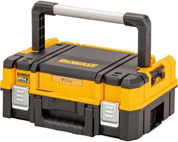 DeWalt alacsony szerszámosláda TSTAK hosszú fogantyúval