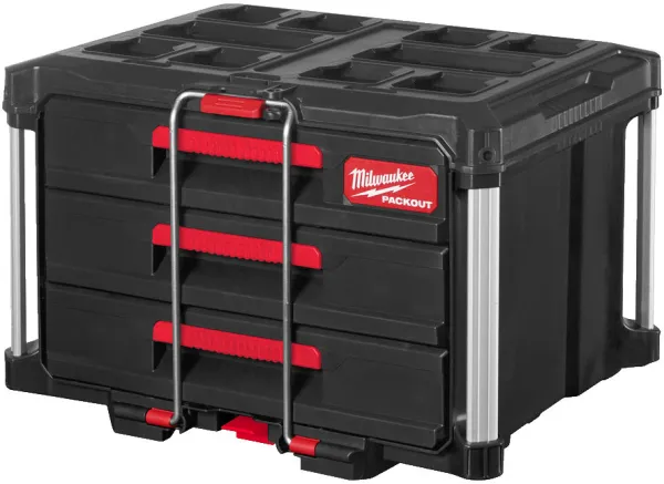 Milwaukee Packout fiókos doboz 3 fiókkal